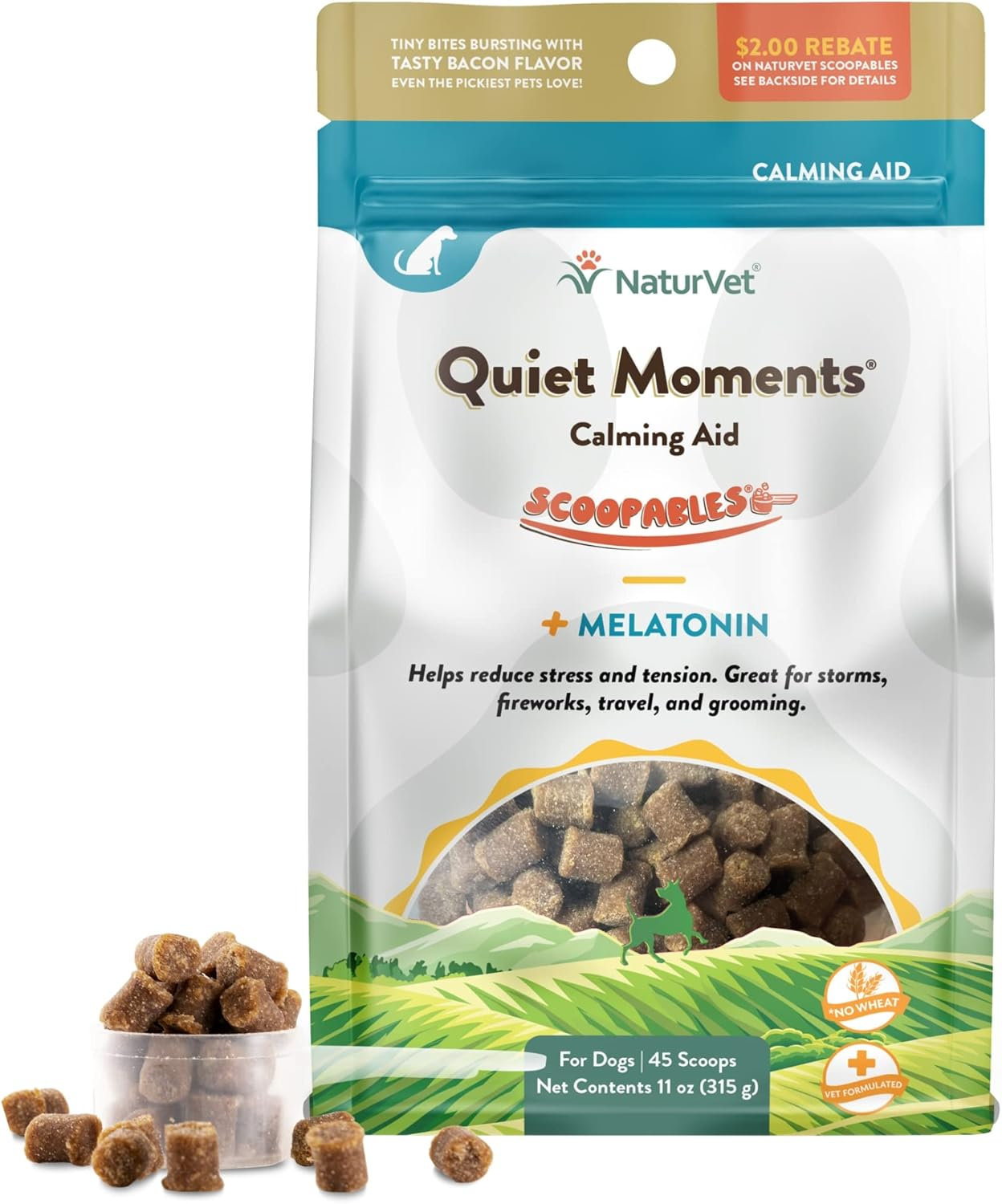 NaturVet Scoopables Quiet Moments Calming Aid
